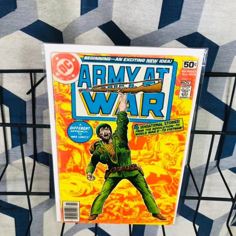 Army at War #1 (DC 1978)‎ Joe Kubert Cover